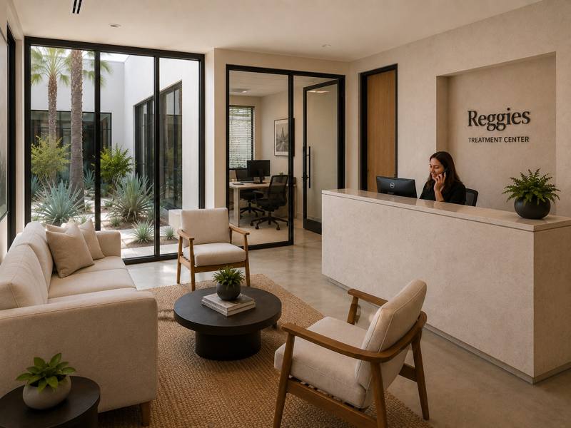 Reggie's Recovery Center outpatient reception and lobby
